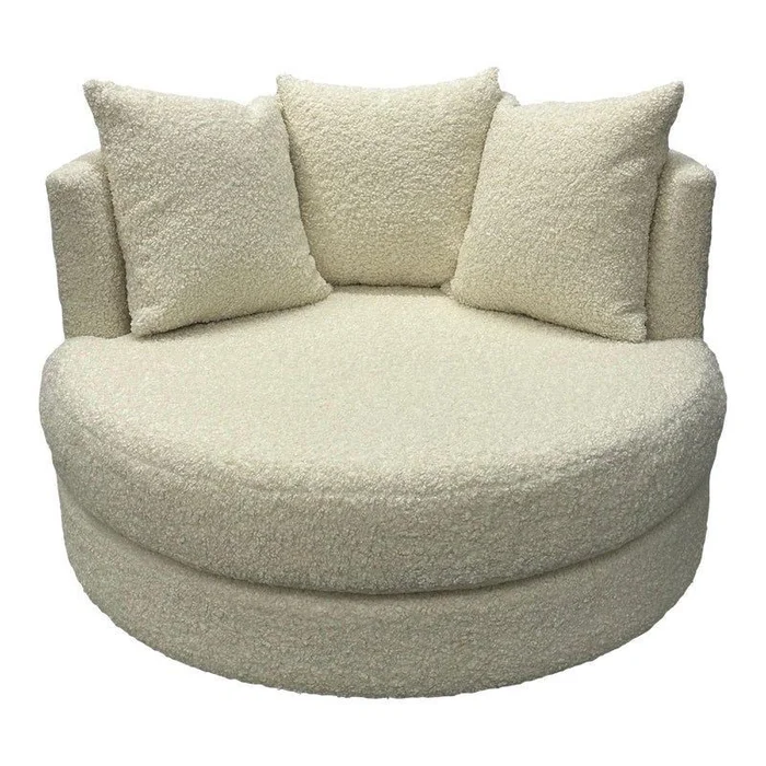 Sofá ottoman bucle en Beige - Sillones y sofás, Uruguay | Pieza Clave