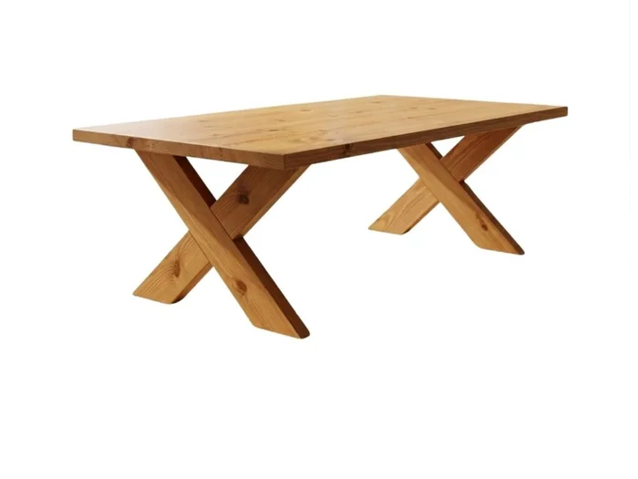Mesa de Living Pata X MUESTRA en Madera natural - Mesas de living, Uruguay | Finkel
