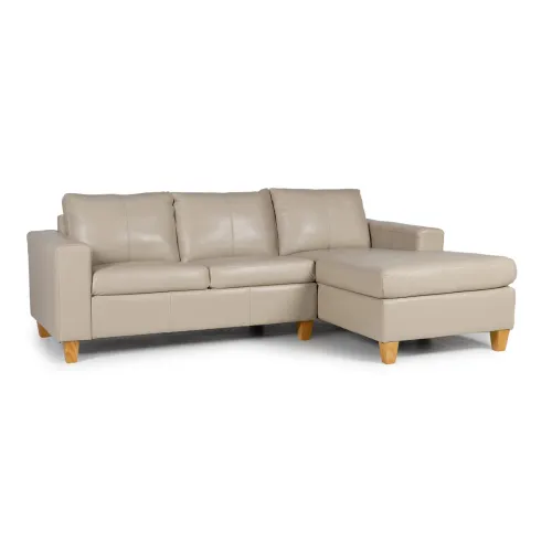 Rinconera Royale - Cuero Básico - Chaise Derecho - 519 (Beige) en Beige - Sillones y sofás, Uruguay | NYR