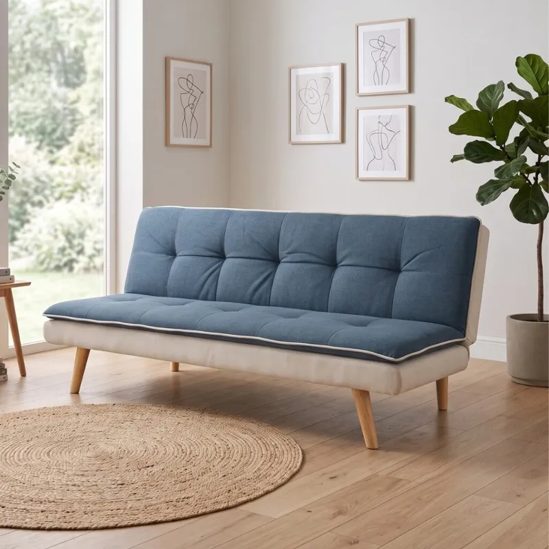 Sillon cama Ciro - Azul en Azul - Sillones y sofás, Uruguay | Rústico Hogar