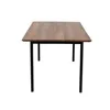 MESA RAVELLO 200x100x76CM BASE NEGRA en Negro - Mesas de arrimo, Uruguay | Koz, vista 4 de 4