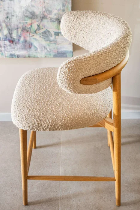 SILLA DE BAR ALLEGRA - FRESNO NATURAL en Blanco - Sillas, Uruguay | La Iberica, vista 6