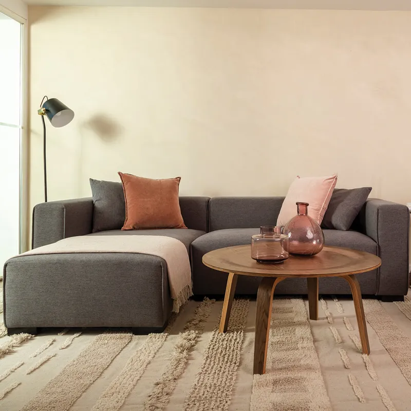 Sofá Nashville - Gris - Chaise derecho en Gris - Sillones y sofás, Uruguay | Walnut