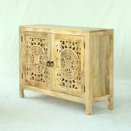A87 Aparador/Rack 120x40x90 en Madera natural - Aparadores y recibidores, Uruguay | Victoriana
