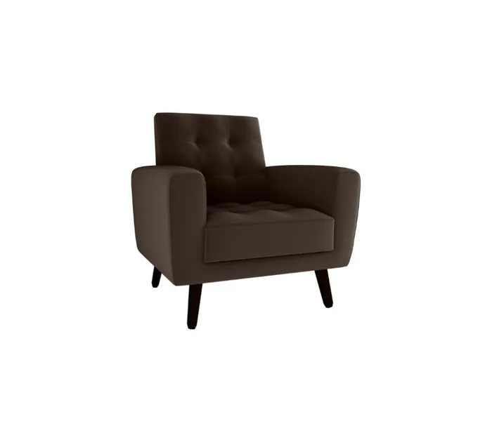 Sofa Sillon Poltrona 1 Cuerpo Livia en Marrón - Butacas, banquetas y puffs, Uruguay | Rústico Hogar