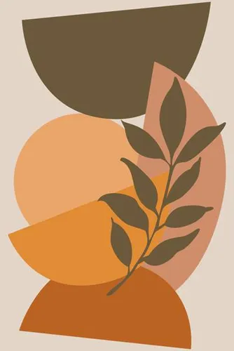 Cuadro / Lámina decorativa 50x70CM Abstracto 6 en Multicolor - Decoración de pared, Uruguay | Alta Gracia Deco