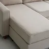 Sofá con Chaise DESIREÉ - Beige en Beige - Sillones y sofás, Uruguay | Finkel, vista 4 de 4