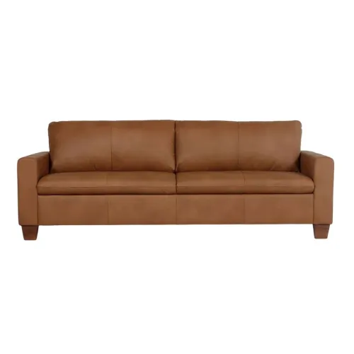 SOFA 100% CUERO - MODELO BLANC - 3 CUERPOS - MARRON en Marrón - Sillones y sofás, Uruguay | Champagne Home