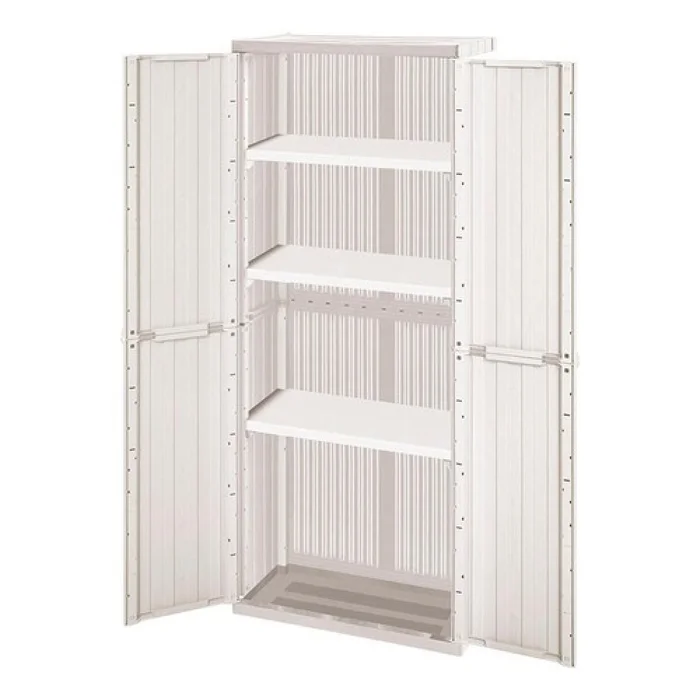ARMARIO RIMAX GRANDE STARPLASTIC ALMENDRA 13216 en Blanco - Muebles para el exterior, Uruguay | Alfa Ventas, vista 3