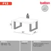 Mesa Ratona Industrial 67cm 100% MDF - Linea Factory - Mesas de living, Uruguay | Balton, vista 5 de 6
