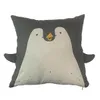 ALMOHADON ALGODON 40x40CM PINGUINO - Textiles, Uruguay | Decohogar, vista 2 de 2