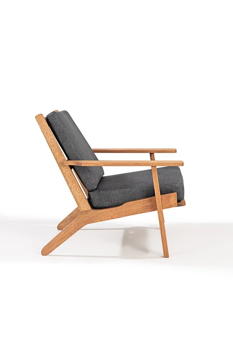 POLTRONA LOTUS ACQUABLOCK NEGRO 93x87x86CM JATOBA - Muebles para el exterior, Uruguay | Vinibel, vista 2