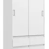 ROPERO AREZZO 2 PTS 4 CAJONES BLANCO en Blanco - Roperos y placares, Uruguay | Alfa Ventas, vista 2 de 2