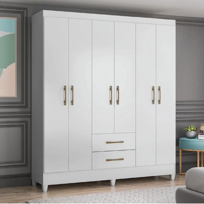 Roperos Placares 6 Puertas 2 Cajones Dormitorio Panama - Roperos y placares, Uruguay | Muebles Express, vista 3