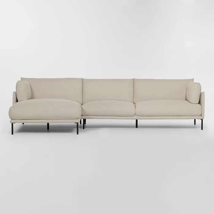 Sofá con chaise COSTA BEIGE IZQUIERDO - Sillones y sofás, Uruguay | Viasono, vista 2