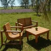 Juego de Exterior Sillón Curvo — Serra Amoblamientos en Madera natural - Muebles para el exterior, Uruguay | Serra Amoblamientos, vista 1 de 4
