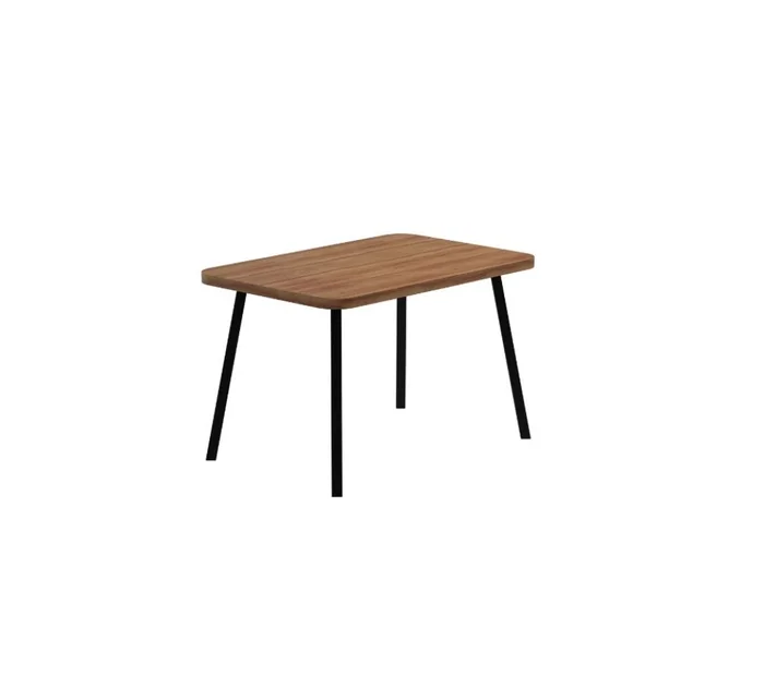 Mesa Stellar Rectangular - Negro en Madera natural - Mesas de comedor, Uruguay | Rústico Hogar
