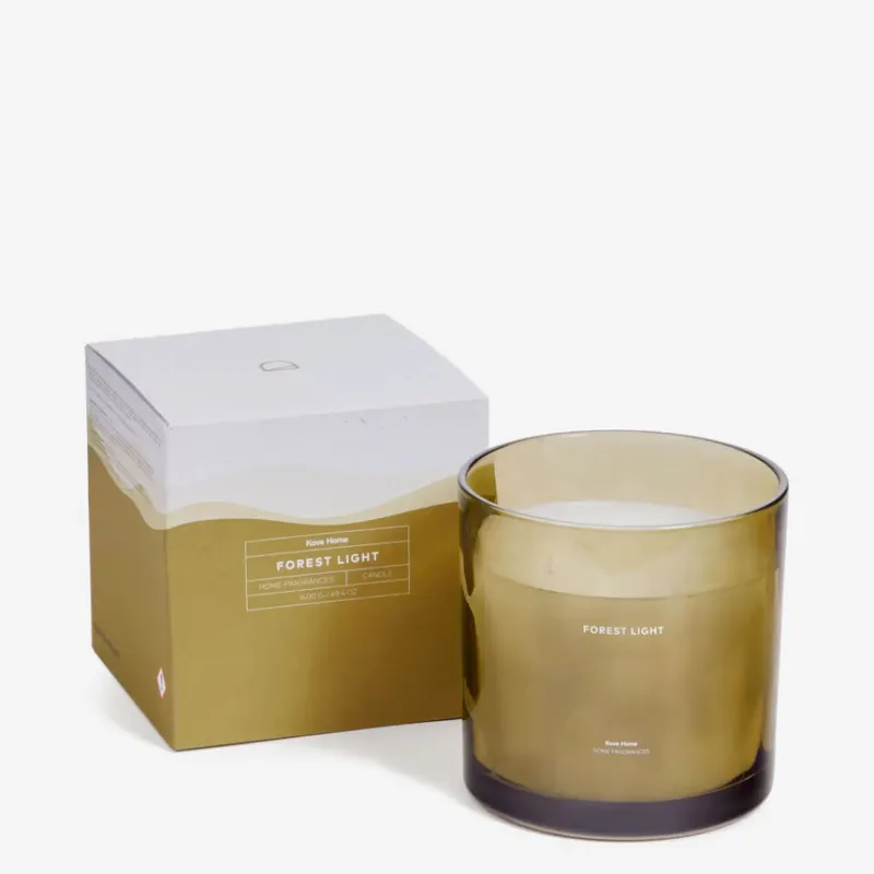 Vela aromática Forest Light 1400 gr en Verde - Velas y Portavelas, Uruguay | Kavehome