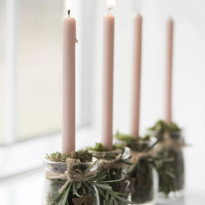 Vela rosa alta pack x10 en Rosa - Velas y Portavelas, Uruguay | Walnut