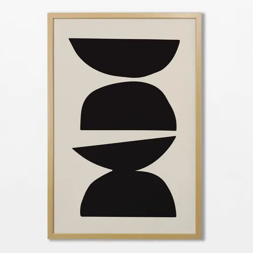 Abstractos Neutros - Serie N.13 en Multicolor - Láminas, Uruguay | La Cuadrería