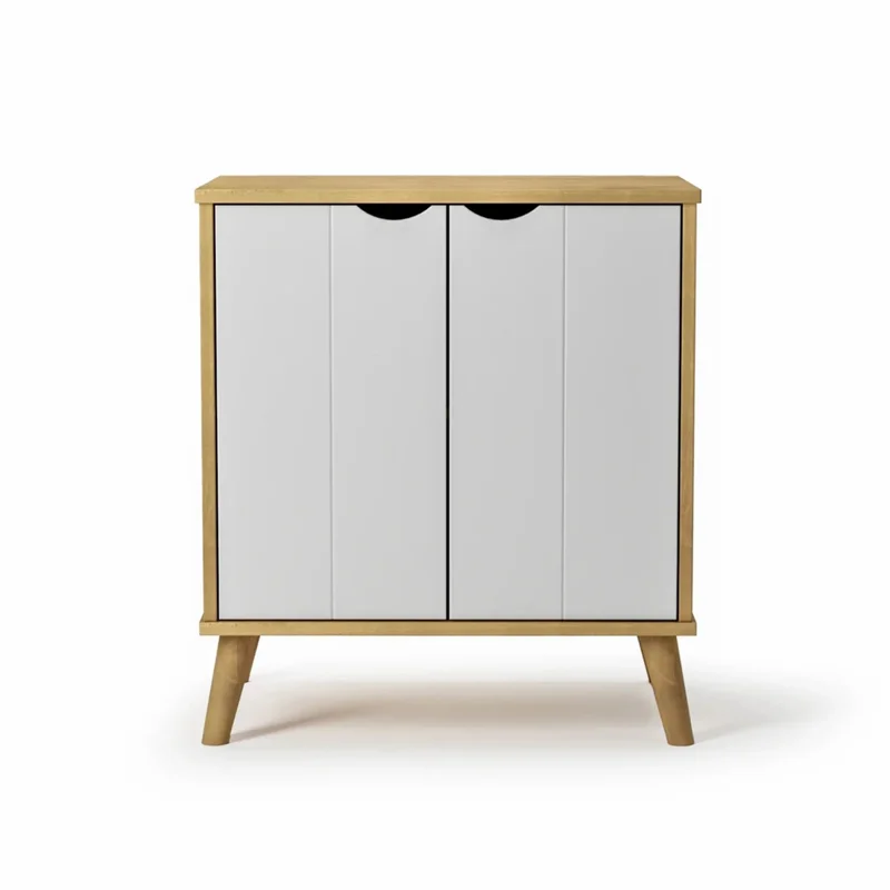 Aparador 2 Puertas Madera - Línea Berlin - Blanco en Blanco - Aparadores y recibidores, Uruguay | Ecowood, vista 3