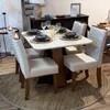 Mesa de Comedor Rectangular - Línea París - Blanco en Blanco - Mesas de comedor, Uruguay | Ecowood, vista 2 de 7