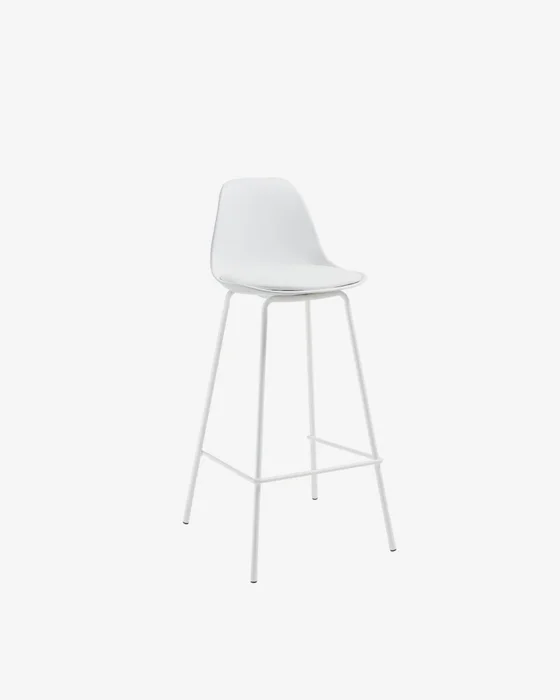 Taburete Brighter blanco altura 65 cm en Blanco - Butacas, banquetas y puffs, Uruguay | Kavehome