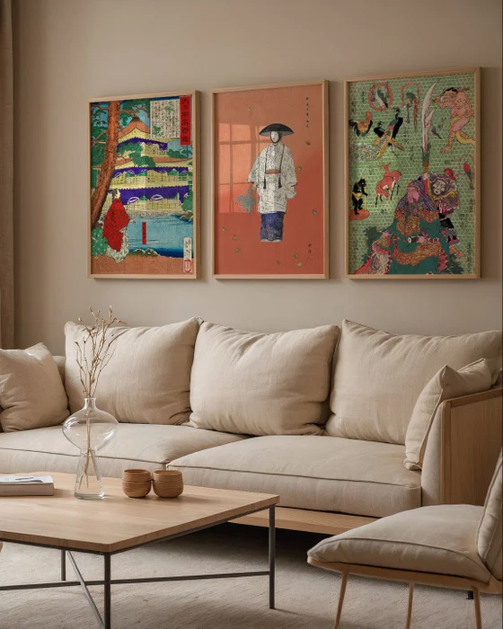 Ukiyo-e en Multicolor - Láminas, Uruguay | La Cuadrería, vista 2