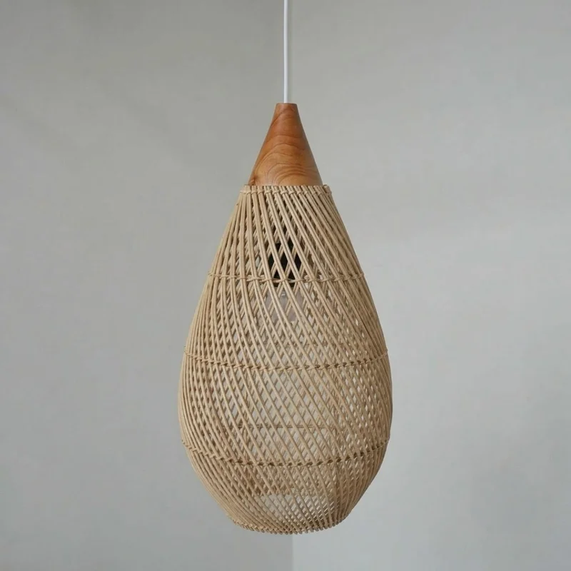 Lámpara Olea en Material: Ratán - Lámparas colgantes, Uruguay | Casakos, vista 3