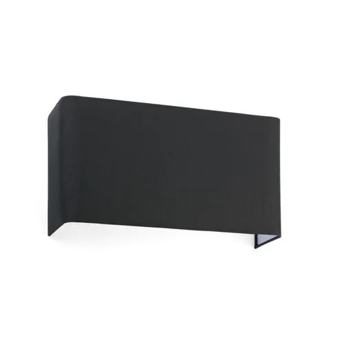 Aplique sleek rectangular negro en Negro - Iluminación, Uruguay | La Perla