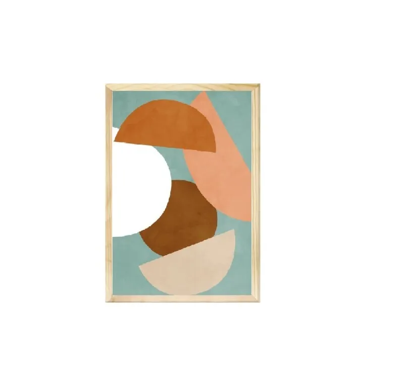 Lámina con Marco de Madera en Madera natural - Decoración de pared, Uruguay | Finkel