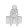 ESCULTURA FIGURE Blanco Small - Decoración, Uruguay | Viasono, vista 3 de 3