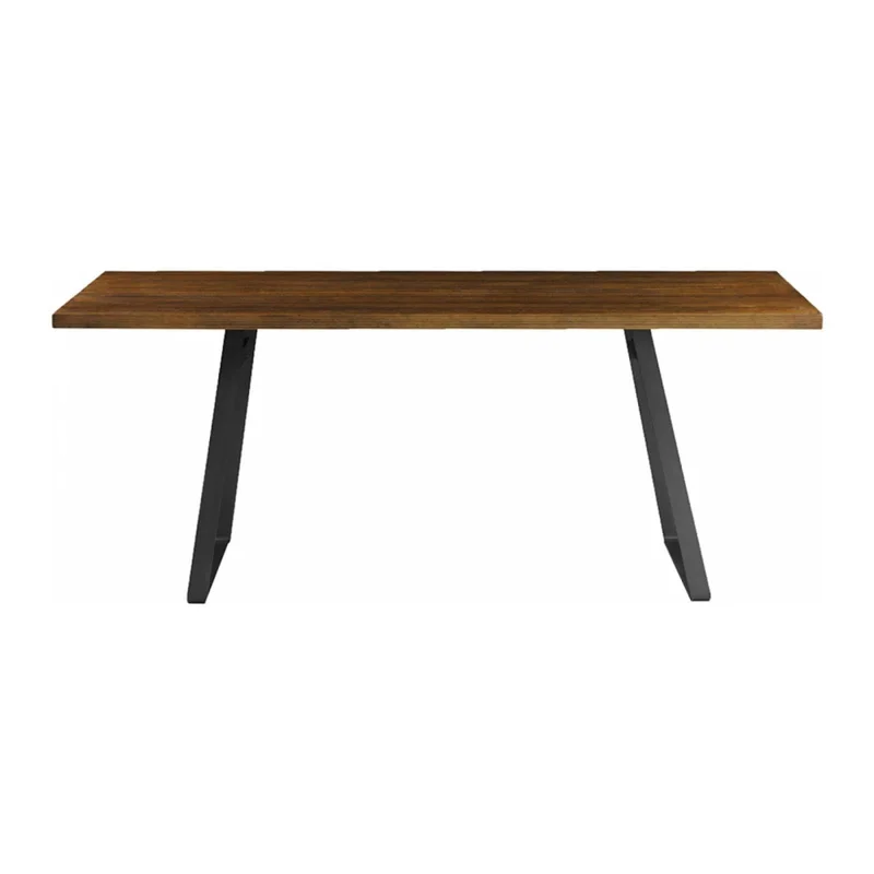 Mesa De Comedor Madera-y-metal Marron York en Marrón - Mesas de comedor, Uruguay | Divino, vista 3