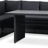 Set jardín AGERMOSE 6 plazas negro en Negro - Muebles para el exterior, Uruguay | JYSK, vista 1 de 5