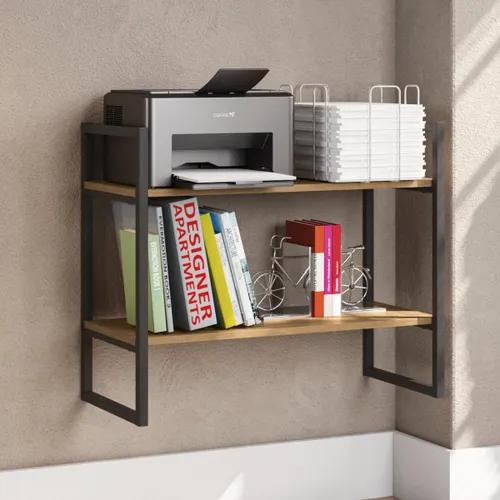 ESTANTERIA BAJA DE PARED REPISA LINEA INDUSTRIAL HIERRO - Bibliotecas, Uruguay | Balton