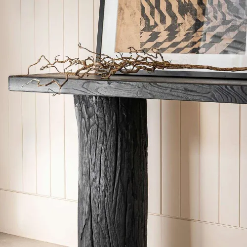 MESA DE ARRIMO SILVESTRE NEGRA - 1.50 MTS - Bibliotecas, Uruguay | La Iberica