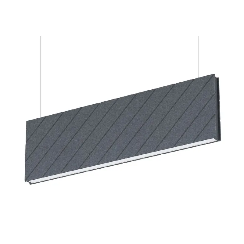 Luminaria de Suspender Acústica Atom 120cm Gris CCT en Gris - Lámparas colgantes, Uruguay | Serlux