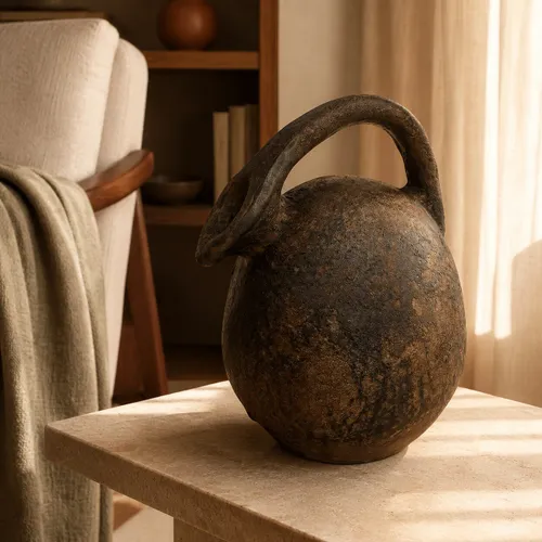 Jarrón Tramonto en Marrón - Decoración, Uruguay | Camino a Casa