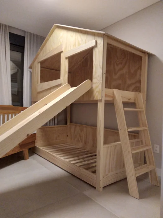 Cama Montessori en Madera natural - Dormitorio, Uruguay | Treehouse Deco, vista 3
