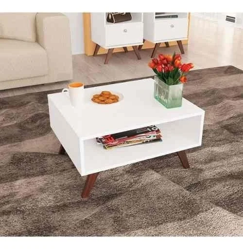 Mesa De Living Linea Retro Mesa Ratona Comedor Rt3020 en Blanco - Muebles, Uruguay | Soy Hogar, vista 4