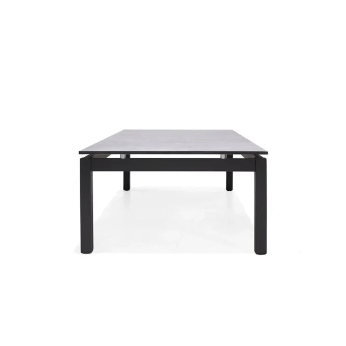 Mesa de centro rectangular de Aluminio - Mood de 110x60cm en Gris - Mesas de arrimo, Uruguay | Ecowood, vista 3