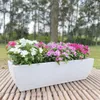 MACETA 48X16CM AMSTERDA GRAPHITO BLANCA en Blanco - Macetas, Uruguay | Decohogar, vista 3 de 4