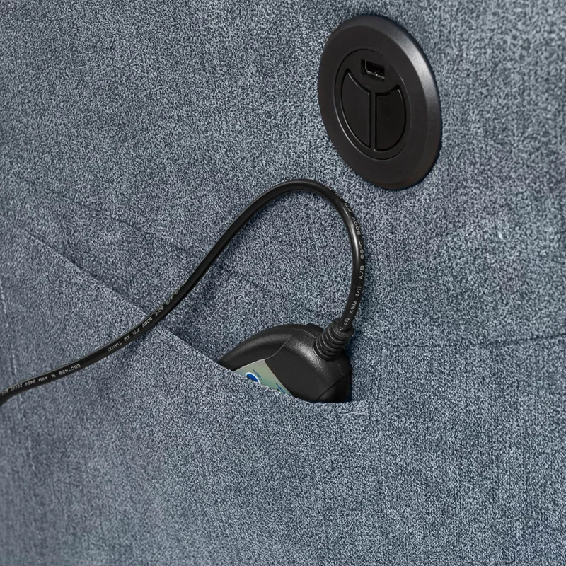Sofá Reclinable Multifunción 1 Cuerpo Tela Gris Atika en Gris - Sillones y sofás, Uruguay | Divino, vista 9