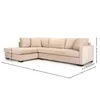 Rinconera Axis - Tela Aquaclean - 3 + chaise - A fabricar en Patrón - Sillones y sofás, Uruguay | NYR, vista 4 de 4