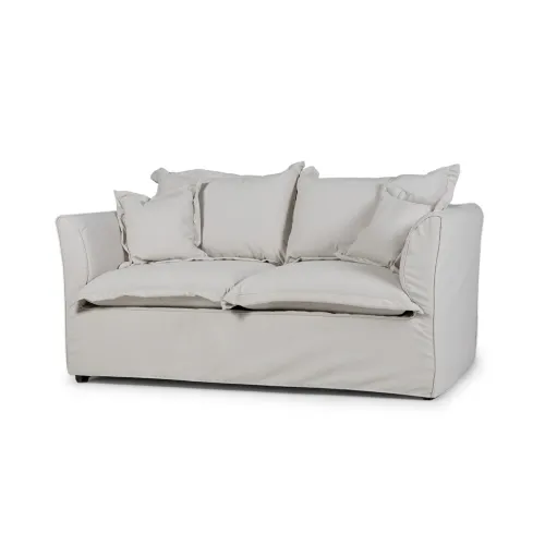 Sofá Marco con Funda - Tela Rústica - 2 cuerpos - 316/25 (Beige) en Beige - Sillones y sofás, Uruguay | NYR