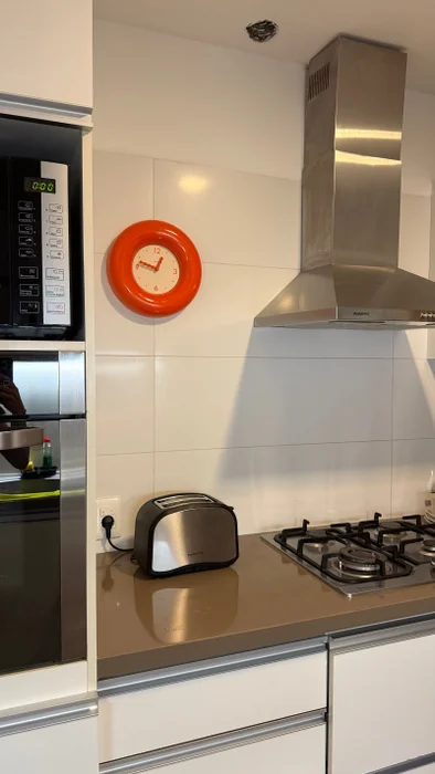 Bagel Clock en Naranja - Decoración, Uruguay | CB Studio, vista 3
