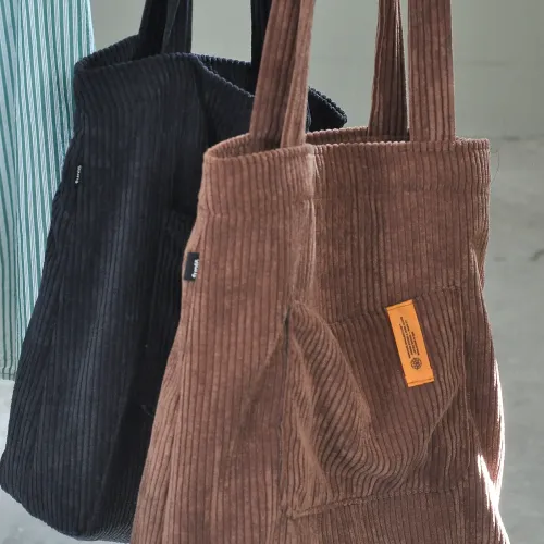 T02 — tote bag pana en Marrón - Textiles, Uruguay | Funlo Project