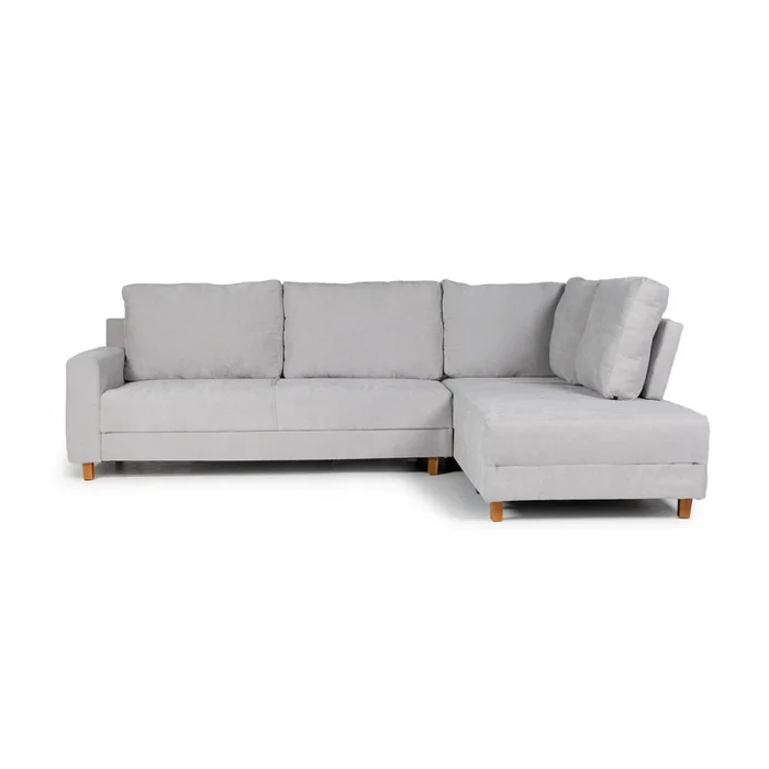 Rinconera Avero - Tela Microfibra - Chaise derecho - Berlin 05 (Ceniza) en Gris - Sillones y sofás, Uruguay | NYR, vista 2