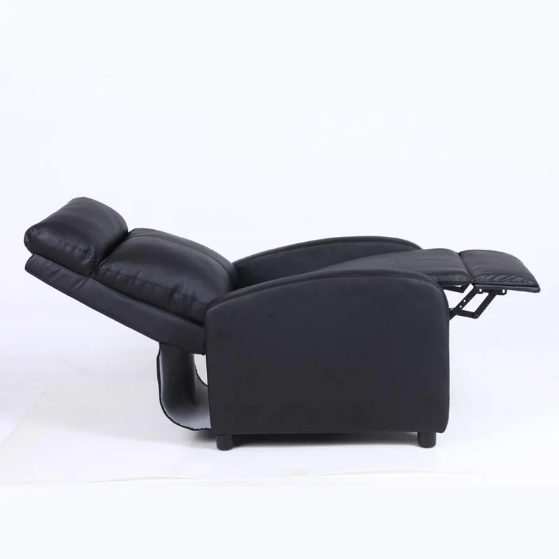 Sillon reclinable 1 cuerpo con masajeador y calefaccion - Negro en Negro - Sillones y sofás, Uruguay | La Cueva Muebles, vista 5
