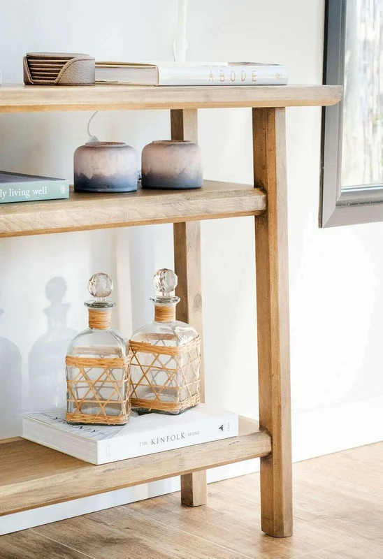 MESA DE ARRIMO EMMA - CEDRO Y ALAMO en Madera natural - Muebles para TV, Uruguay | La Iberica, vista 5